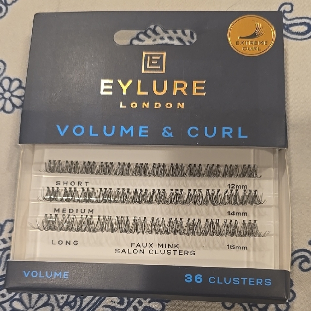 ❤️10/$10 New Eylure London Volume & Curl Faux Mink Lashes
